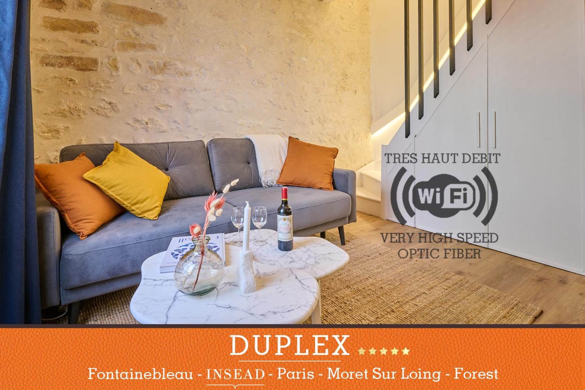 Veneux-les-Sablons Duplex Standing 7Min➤Fontainebleau-Insead⎮45Min➤Paris 아파트 외부 사진